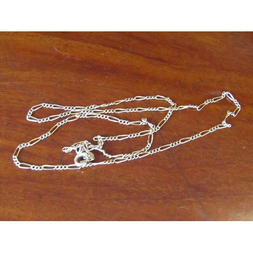 296 - 9 Carat Yellow Gold Ladies Figaro Necklace