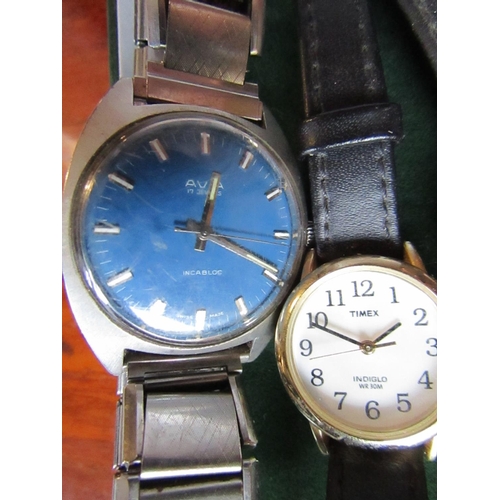 297 - Four Various Wristwatches Three with Leather Straps