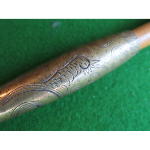 331 - Victorian Opium Pipe Circa 1890 Approximately 12 Inches Long