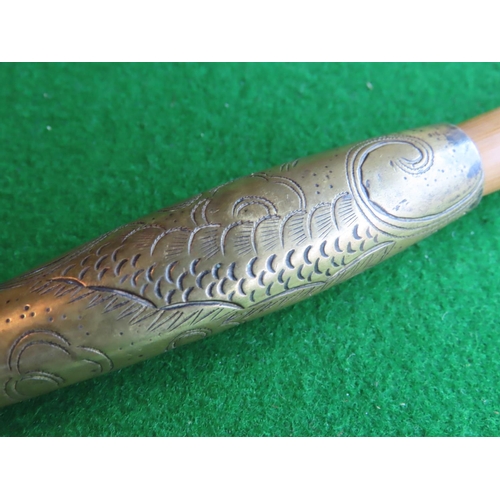 331 - Victorian Opium Pipe Circa 1890 Approximately 12 Inches Long