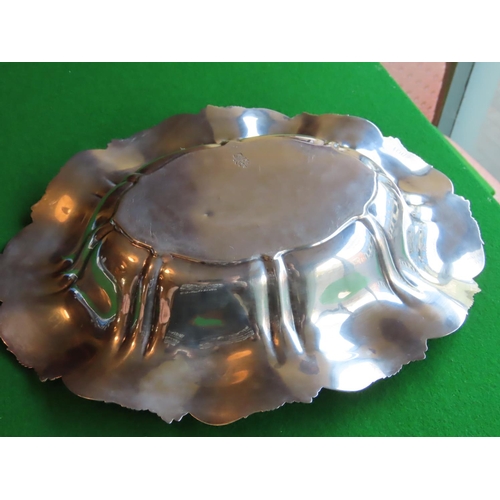 336 - Large Solid Silver Art Nouveau Breadbasket Approximately 12 Inches Wide