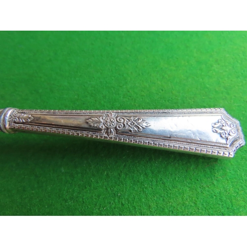 351 - Solid Silver Serving Spoon Approximately 11 Inches Long