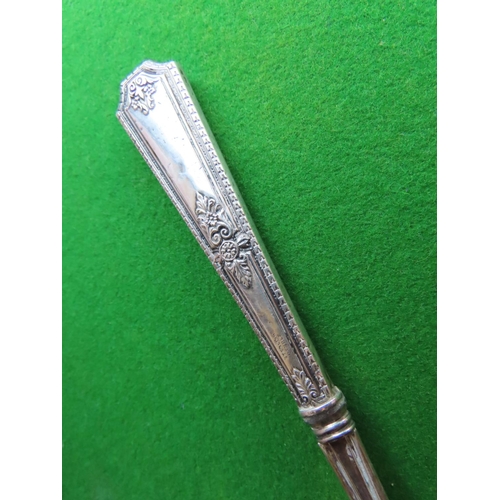 351 - Solid Silver Serving Spoon Approximately 11 Inches Long