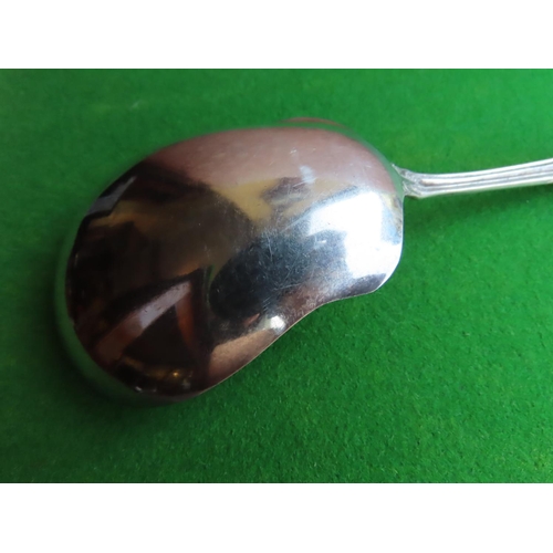 351 - Solid Silver Serving Spoon Approximately 11 Inches Long