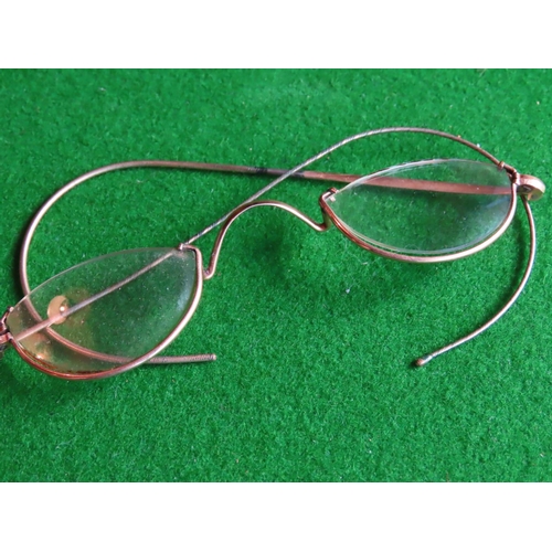 377 - Pair of Gentleman's Spectacles with Solid Silver Case