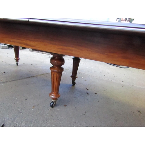 417 - Irish William IV Figured Mahogany Dining Room Table Extending to 18ft Long with Three Large Extra Le... 