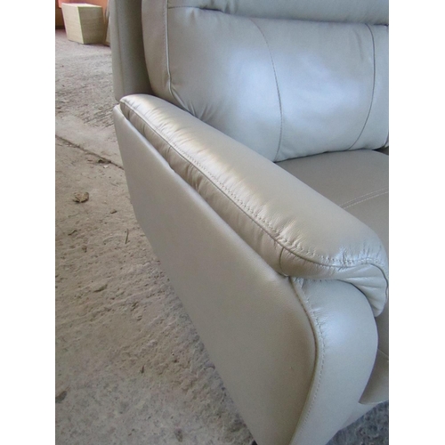 419 - Matching Cream Upholstered Modern Settee Approximately 5ft 6 Inches Wide