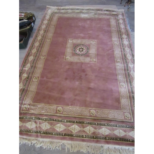 449 - Modern Wool Rug Pale Ground Approximately 8ft Long x 4ft Wide