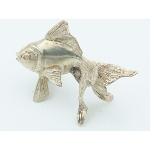 456 - Solid Silver Figure of Fish