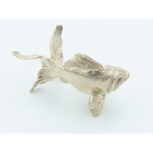 456 - Solid Silver Figure of Fish