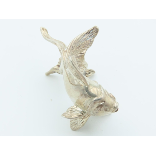 456 - Solid Silver Figure of Fish