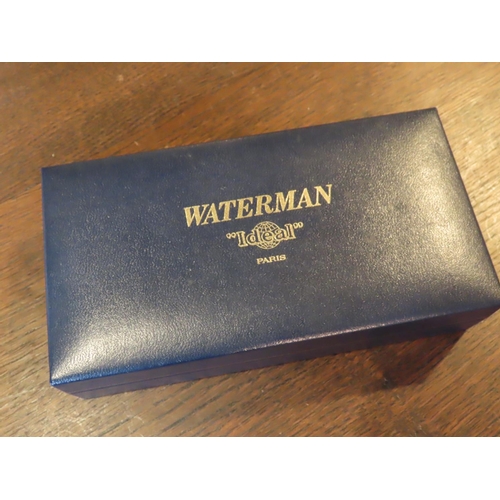 468 - Waterman Vintage Fountain Pen with Gold Nib Original Presentation Case Good Condition