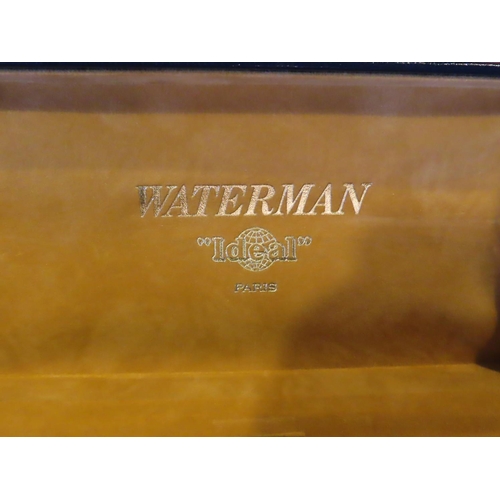 468 - Waterman Vintage Fountain Pen with Gold Nib Original Presentation Case Good Condition