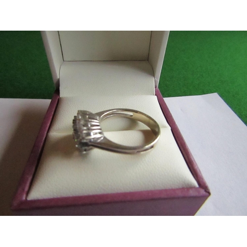 52 - Ladies Diamond Brilliant Cut Ring Mounted on 14 Carat White Gold Approximately 1 Carat Total Diamond... 
