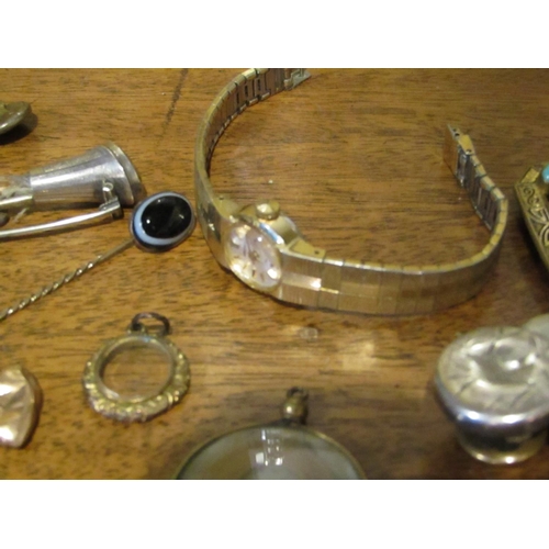 577 - Various Gold and Silver Mounted Jewellery Quantity As Photographed