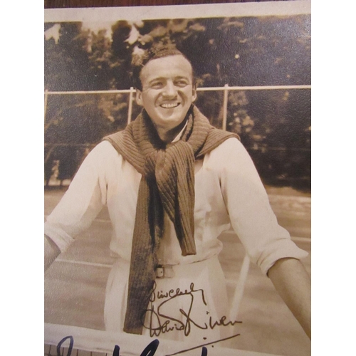 587 - Black and White Photographic Portrait of David Niven Signed and Inscribed Good Wishes Approximately ... 