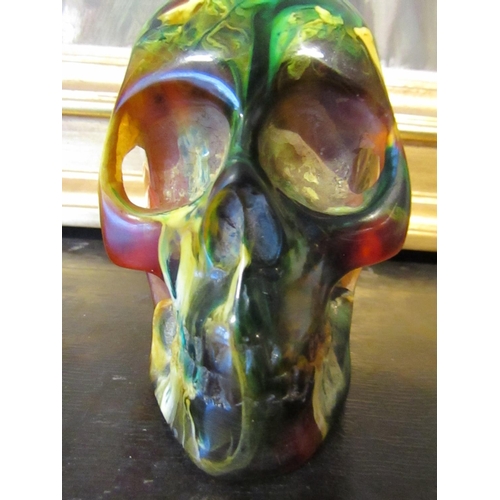 594 - Unusual Momentii Morai Skull Approximately 5 Inches High