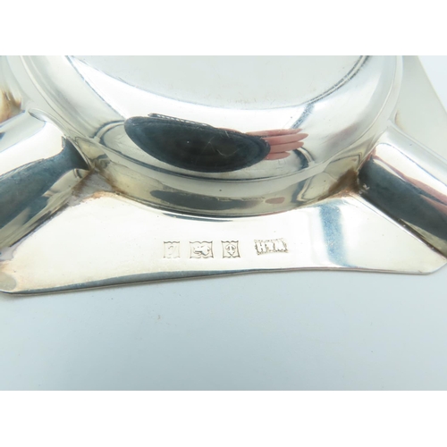 644 - Solid Silver Ashtray Approximately 4 Inches Square