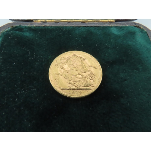 742 - Full Gold Sovereign Dated 1912