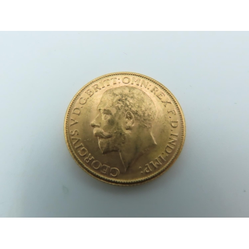 742 - Full Gold Sovereign Dated 1912