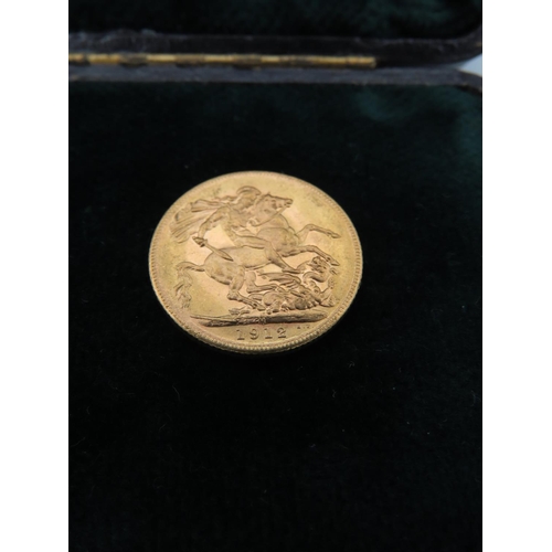 743 - Full Gold Sovereign Dated 1912