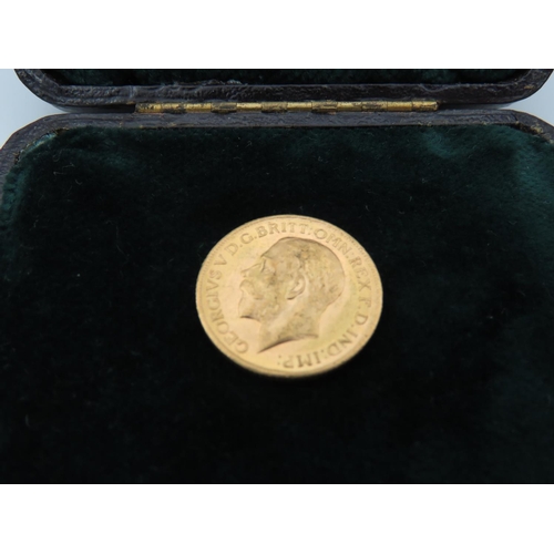 744 - Full Gold Sovereign Dated 1912