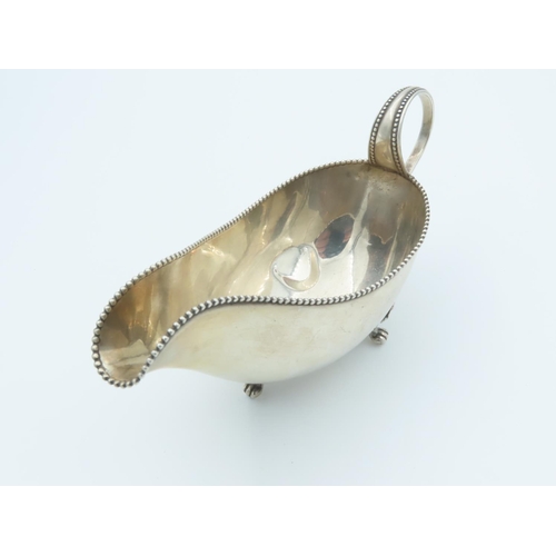 764 - Solid Silver Sauce Boat by Whiting Approximately 5 Inches Wide