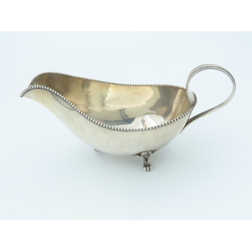 764 - Solid Silver Sauce Boat by Whiting Approximately 5 Inches Wide