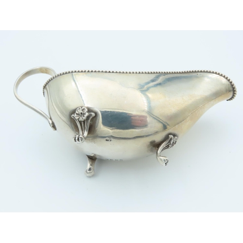 764 - Solid Silver Sauce Boat by Whiting Approximately 5 Inches Wide