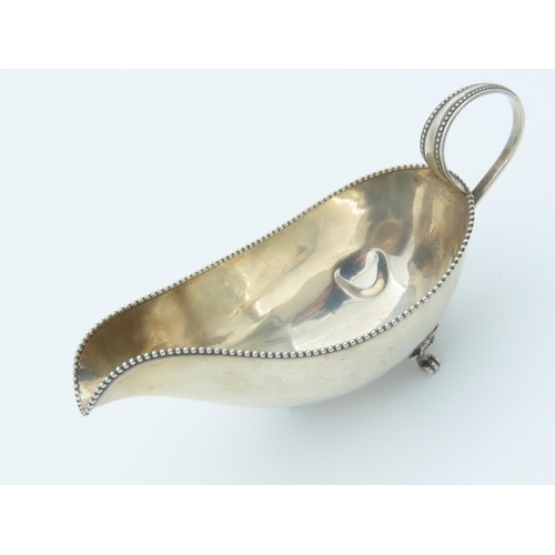 764 - Solid Silver Sauce Boat by Whiting Approximately 5 Inches Wide