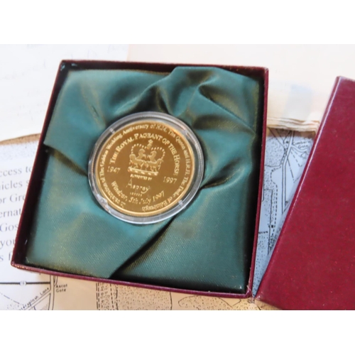 765 - Asprey Royal Pageant of the Horse 1947-1997 Participants Medal Contained within Fitted Asprey Box To... 