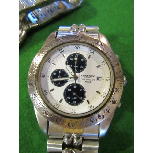 801 - Two Gentleman's Wristwatches One Chronograph