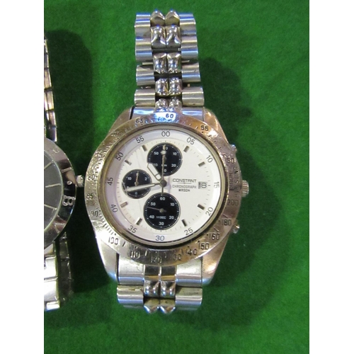 801 - Two Gentleman's Wristwatches One Chronograph