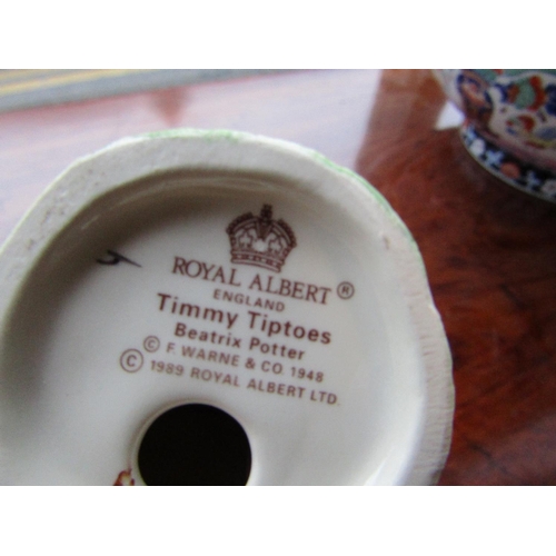 84 - Royal Albert Timmy Tiptoes Figure Porcelain Approximately 4 Inches High