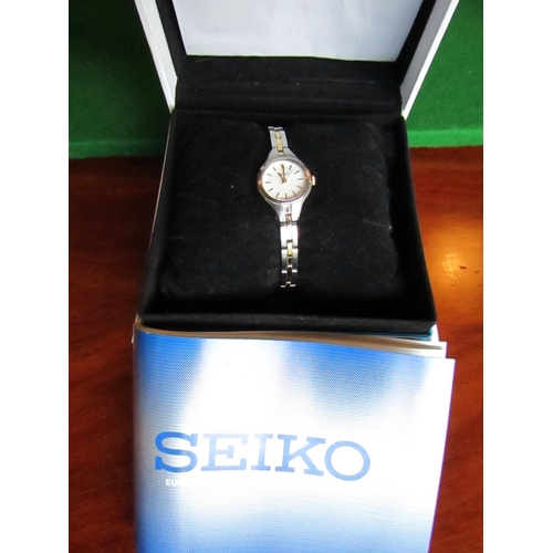 888 - Ladies Seiko Watch with Original Papers, Box and Receipt