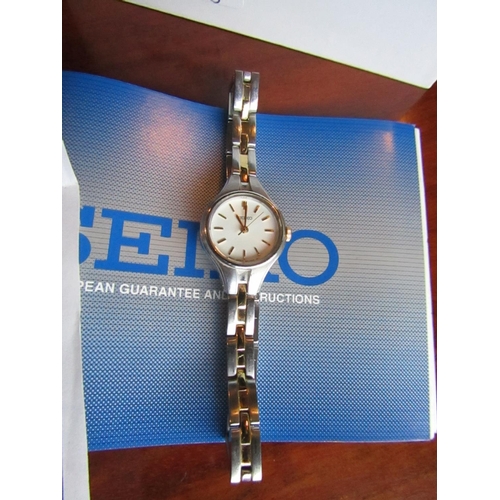 888 - Ladies Seiko Watch with Original Papers, Box and Receipt