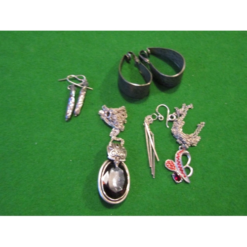 905 - Various Silver Mounted Ladies Jewellery including Necklace and Pendants etc