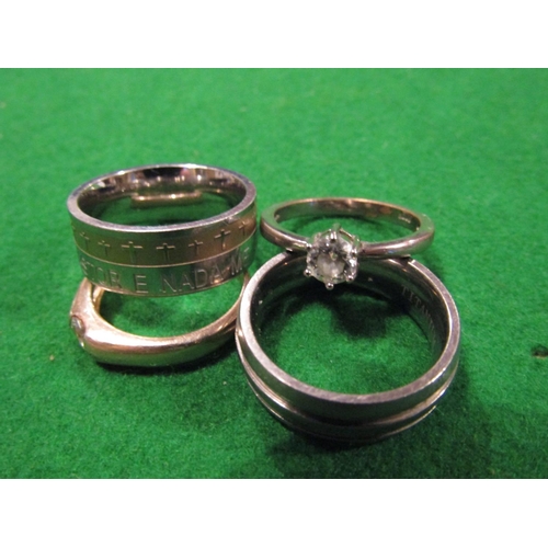 907 - Four Ladies Solid Silver Rings