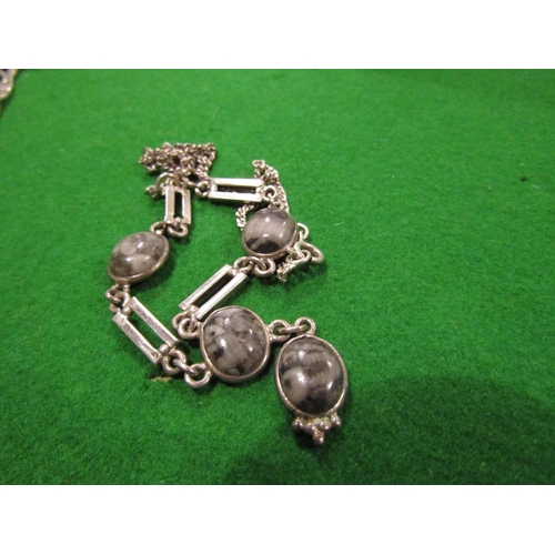 910 - Selection of Silver Mounted Jewellery Quantity As Photographed