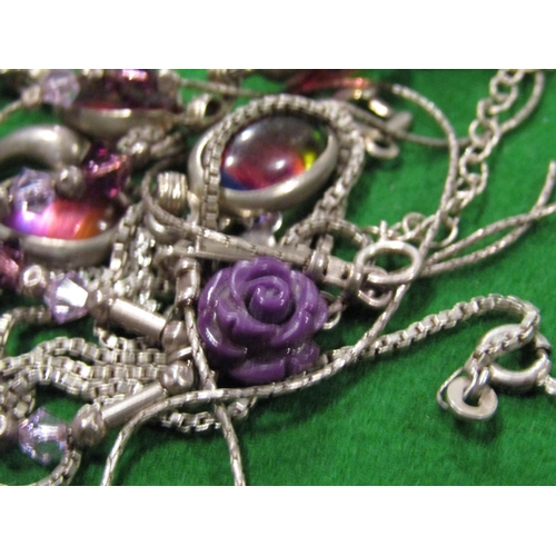 911 - Selection of Silver Mounted Jewellery Quantity As Photographed