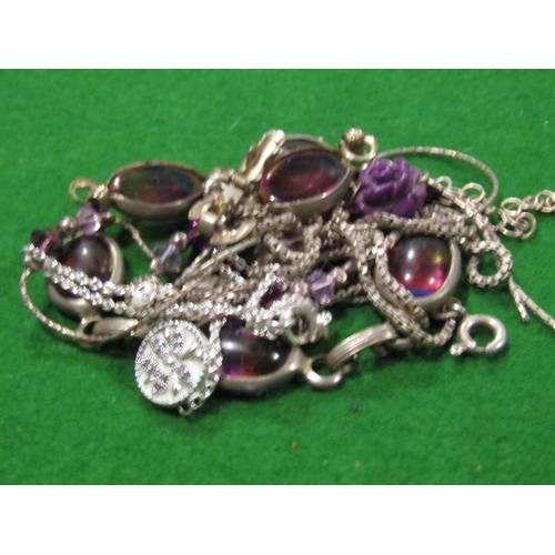 911 - Selection of Silver Mounted Jewellery Quantity As Photographed