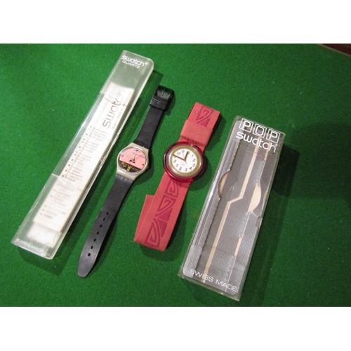 934 - Two Cased Collector Swatch Watches