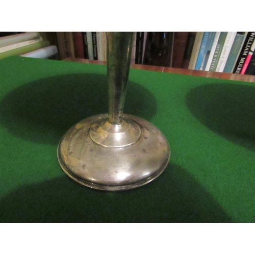 973 - Pair of Solid Silver Table Centrepieces or Tazas of Pedestal Form Each Approximately 7 Inches Wide x... 