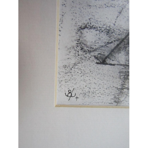 983 - John Kingerlee Drawing Self Portrait Signed with Monogram Lower Left Approximately 14 Inches High x ... 