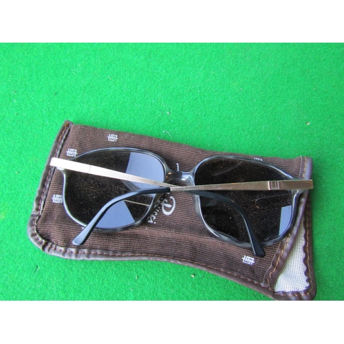 140 - Pair of Dunhill Vintage Sunglasses with Makers Mark and Original Dunhill Carry Pouch Purchased New b... 