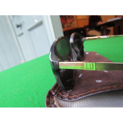 140 - Pair of Dunhill Vintage Sunglasses with Makers Mark and Original Dunhill Carry Pouch Purchased New b... 