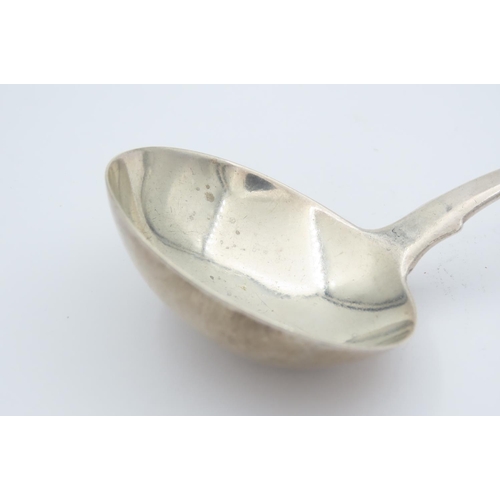 166 - Pair of George III Cream Ladles Solid Silver Hallmarked William Ely and William Fearn London Dated 1... 