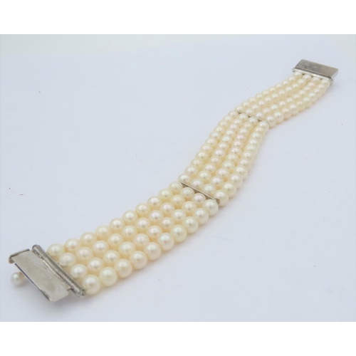 190 - Two Ladies Pearl Strand Cultured Pearl Bracelet and Pearl Necklace with Another Three Items in Lot w... 