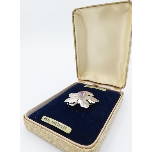 191 - Three Ladies Vintage Brooches Contained within Presentation Case and Pendant Watch Gold Filled on Go... 