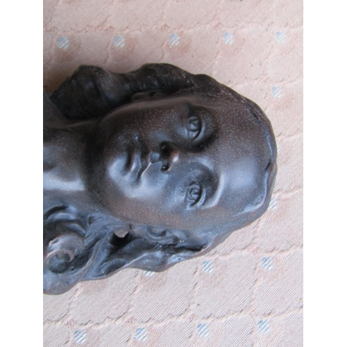 224 - Bronze Sculpture of Lady Mounted on Canted Corner Marble Base Approximately 5 Inches High